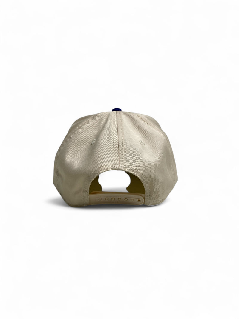 Ink Detroit Pride - Five Panel Twill Cap - Royal / Natural