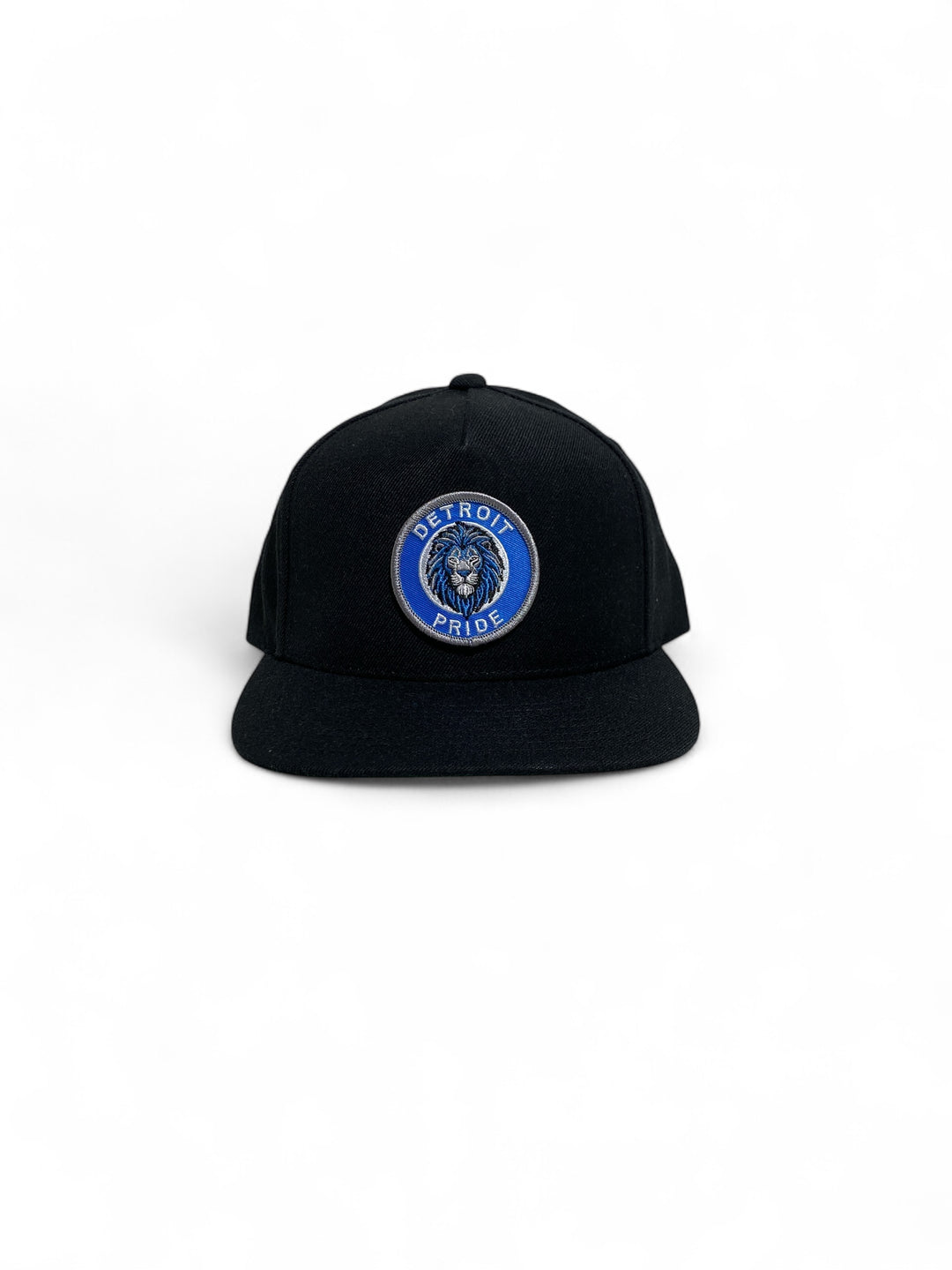 Ink Detroit Pride Football 5 Panel Snapback Hat - Black