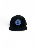 Ink Detroit Pride Football 5 Panel Snapback Hat - Black - Ink Detroit