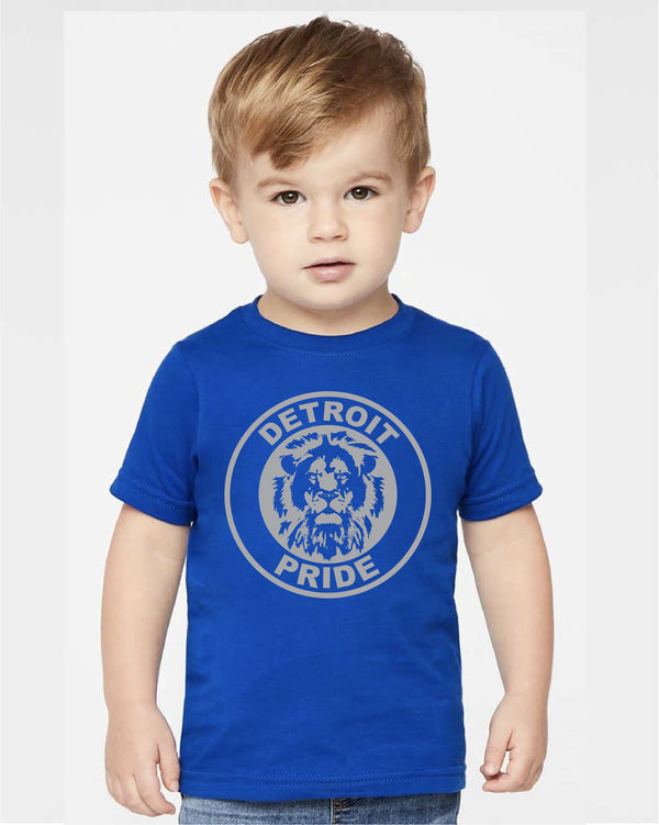 Ink Detroit - Pride Toddler T-Shirt - Heather Royal Blue