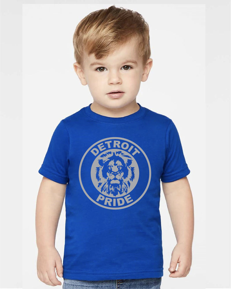 Ink Detroit - Pride Toddler T-Shirt - Heather Royal Blue