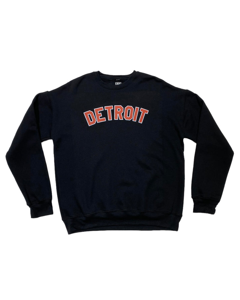 Classic Detroit Hockey Sweatshirt - Black