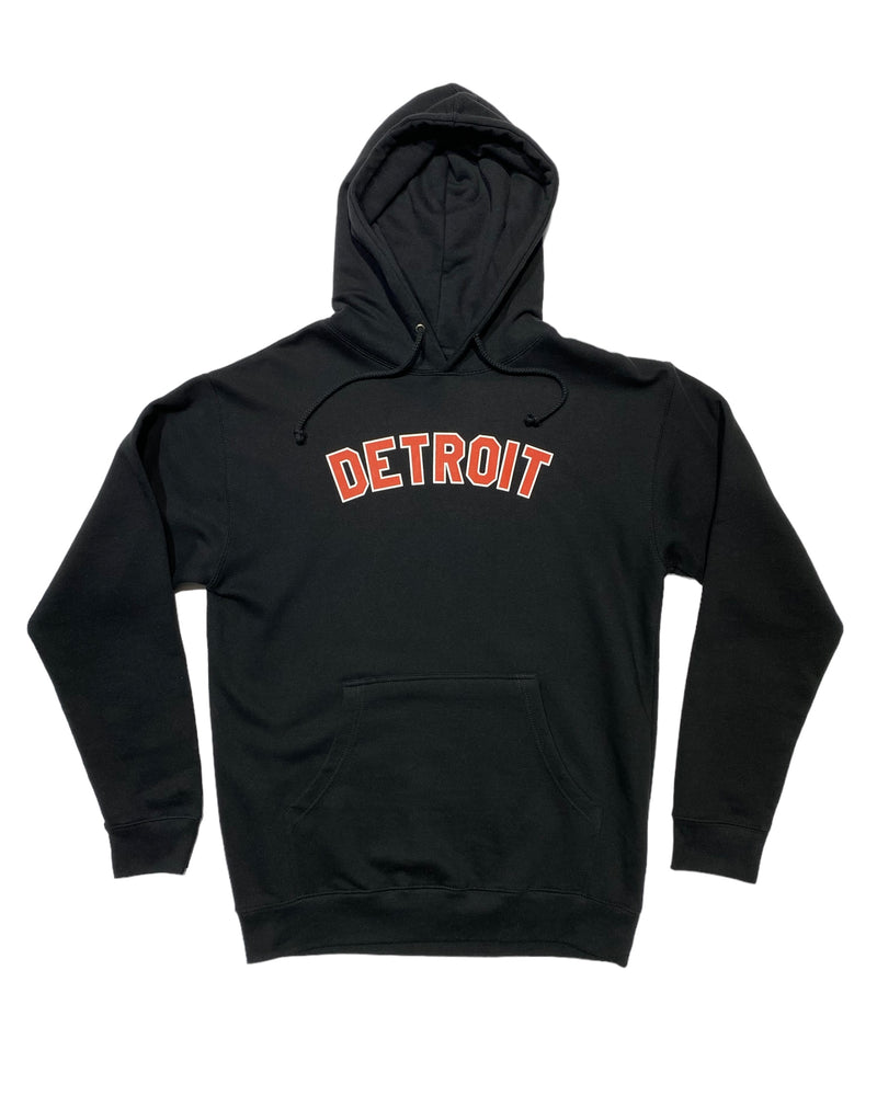 Basic Detroit Hoodie with Red and White wings print