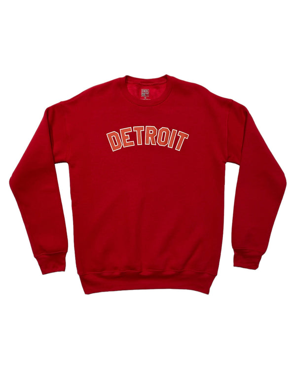 Classic Detroit Hockey Sweatshirt - Red