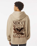 Ink Detroit - Resurget Cineribus Premium Heavyweight Hoodie - Sandstone - Ink Detroit
