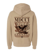 Ink Detroit - Resurget Cineribus Premium Heavyweight Hoodie - Sandstone - Ink Detroit