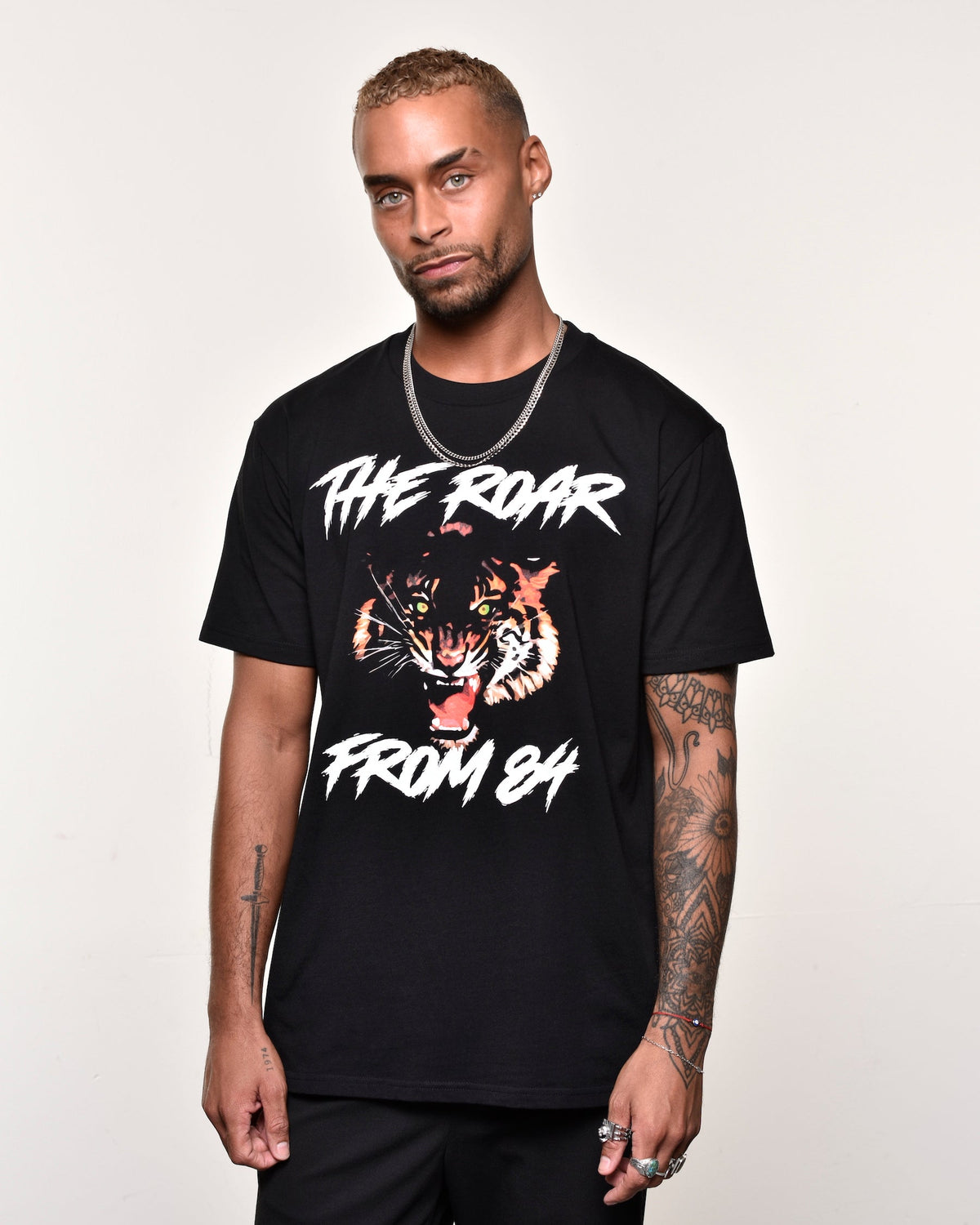 Ink Detroit - Roar from 84 Tiger Premium T-Shirt - Black - Ink Detroit
