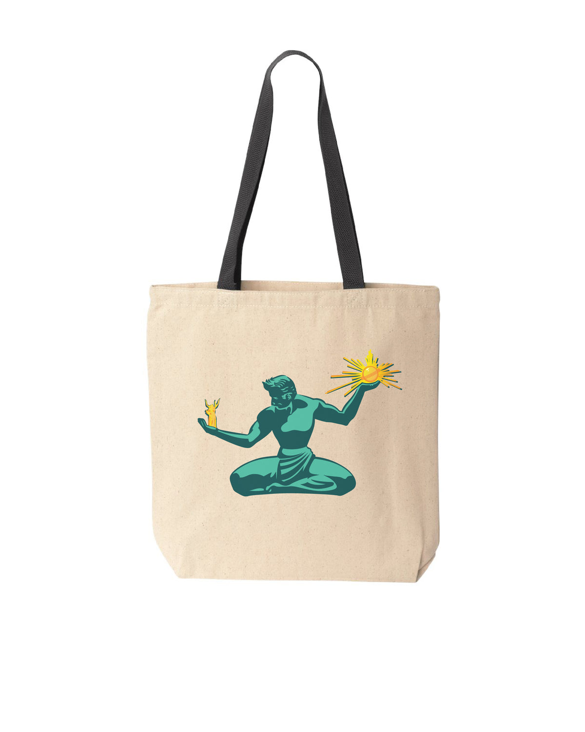 Ink Detroit - Spirit of Detroit Tote Bag - Natural - Ink Detroit