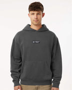 Ink Detroit - Street Hoodie Embroidered - Pigment Dyed Black - Ink Detroit