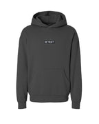 Ink Detroit - Street Hoodie Embroidered - Pigment Dyed Black - Ink Detroit