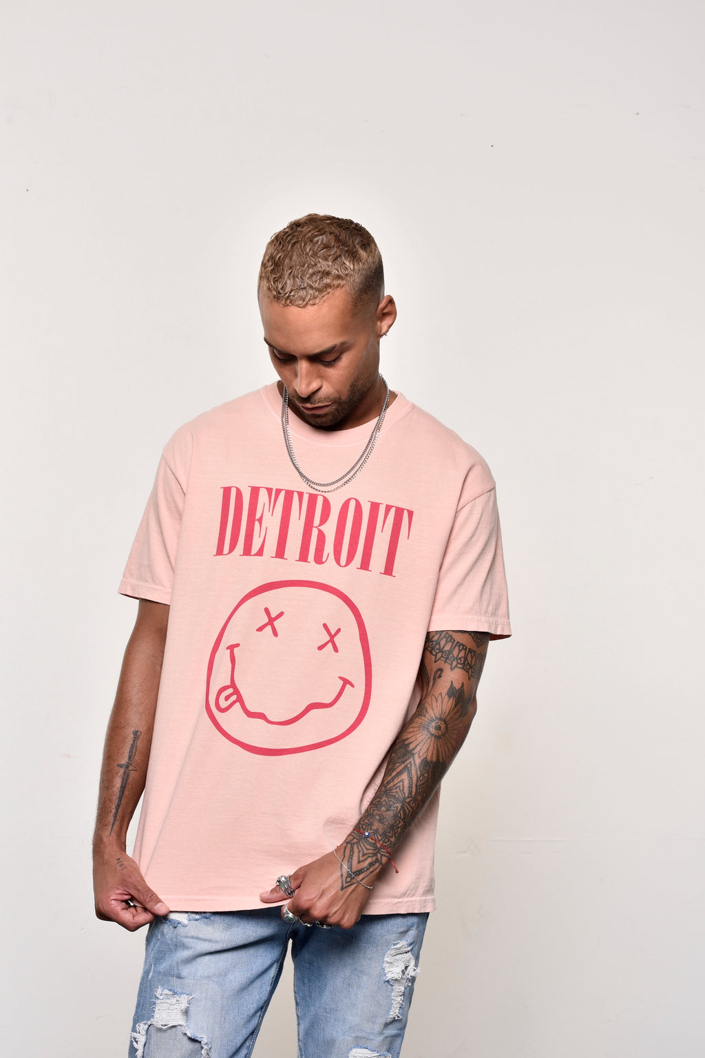 Ink Detroit - Teen Spirit Pigment Dye T-Shirt - Available in 2 Colors - Ink Detroit
