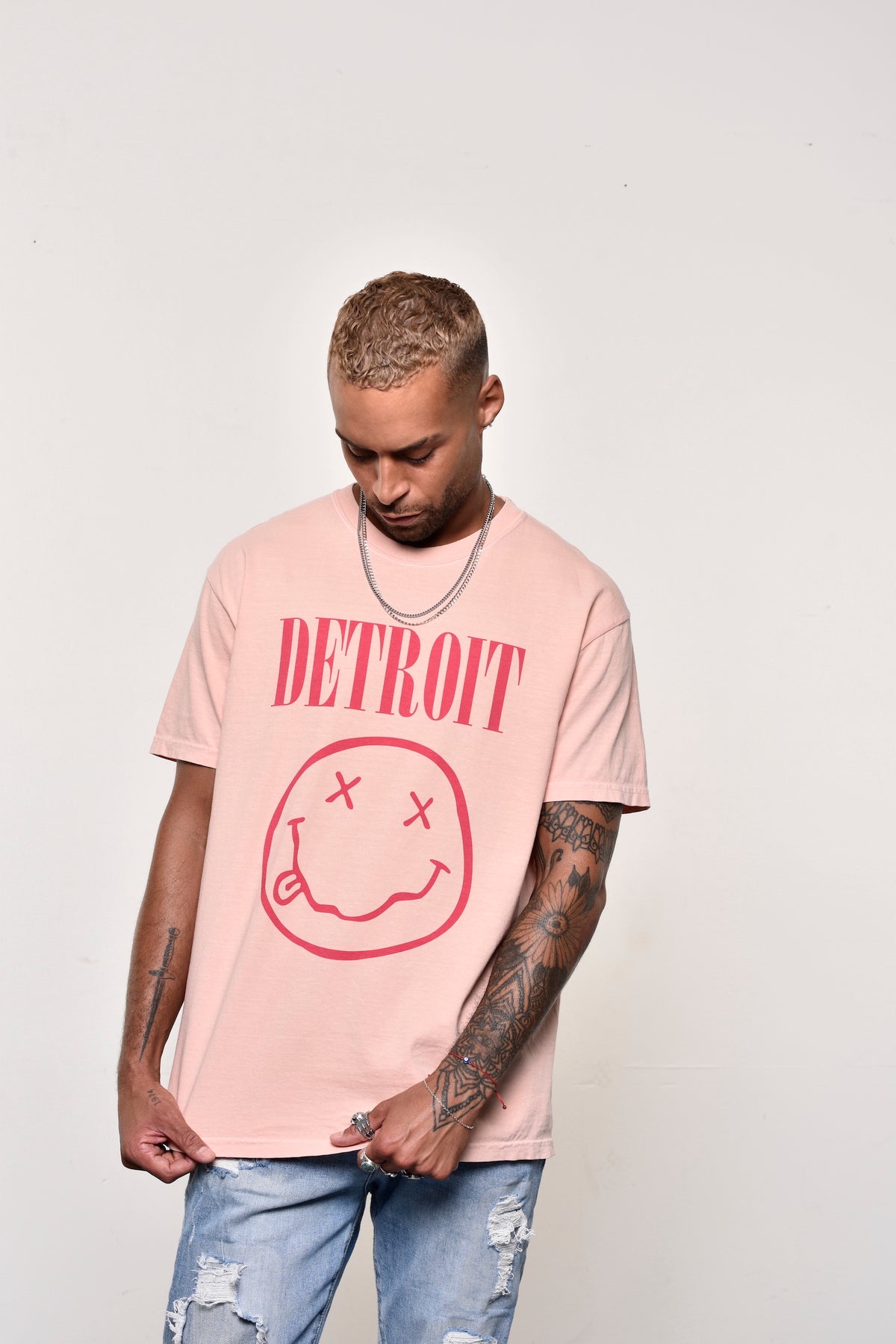 Ink Detroit - Teen Spirit Pigment Dye T-Shirt - Available in 2 Colors - Ink Detroit