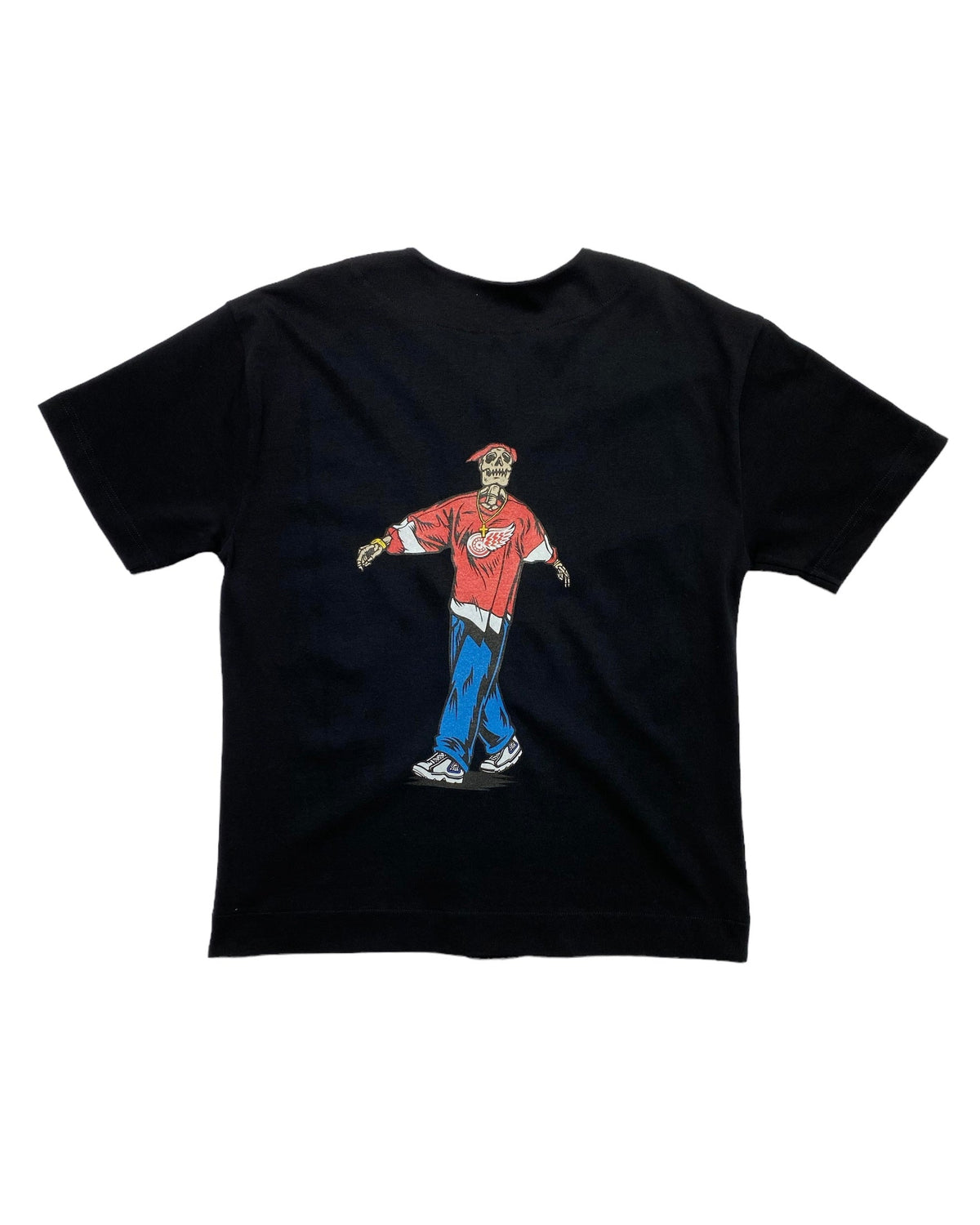 Ink Detroit - Tupac Button Up Heavyweight Baseball Jersey - Black - Ink Detroit