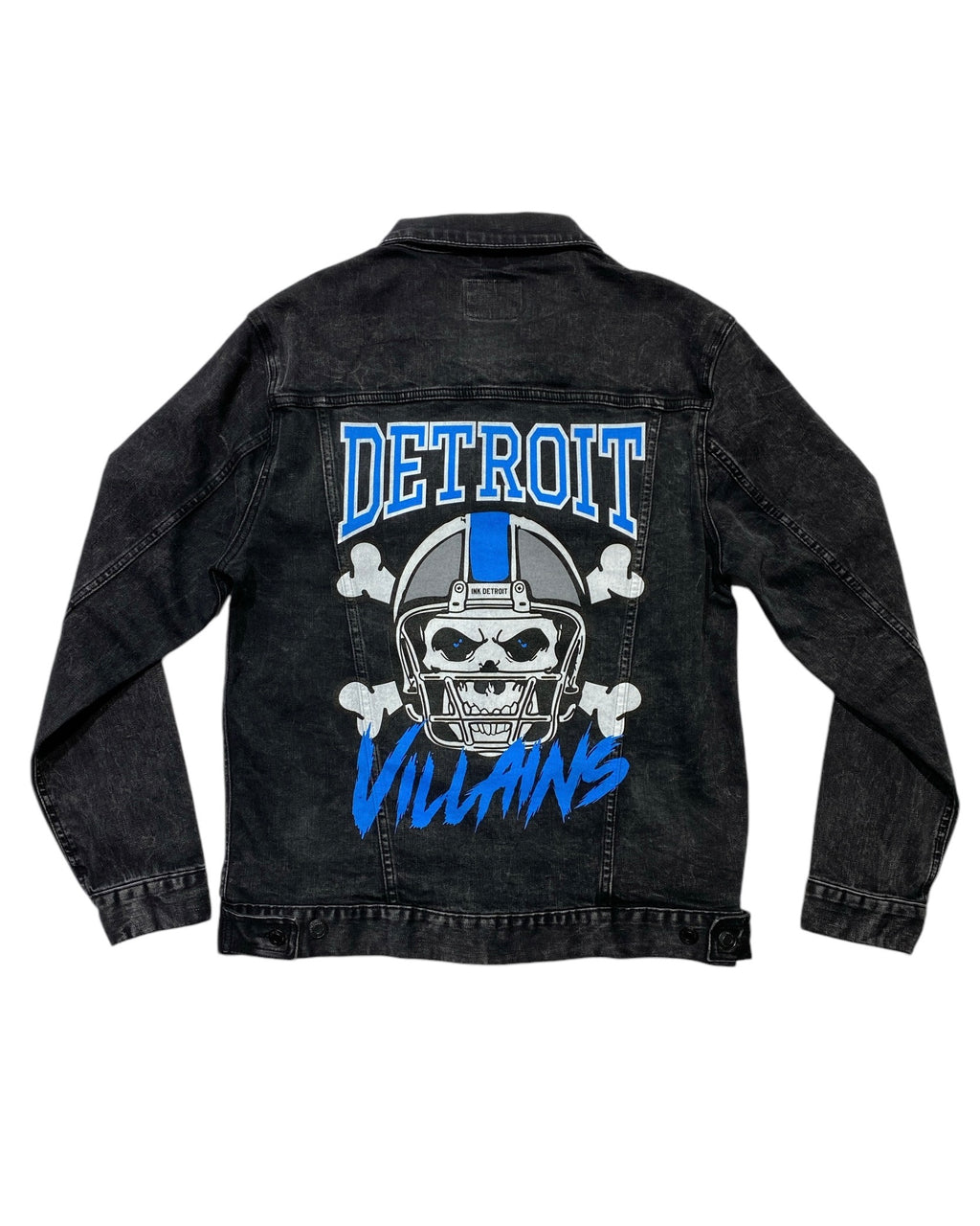 Ink Detroit - Villains Jean Jacket - Black - Ink Detroit