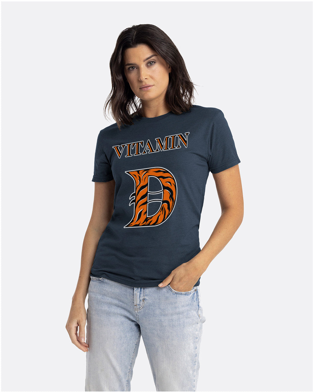 Ink Detroit Vitamin D T-Shirt - Heather Navy
