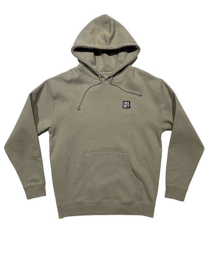 Ink Detroit & Co Premium Heavyweight Hoodie - Cement