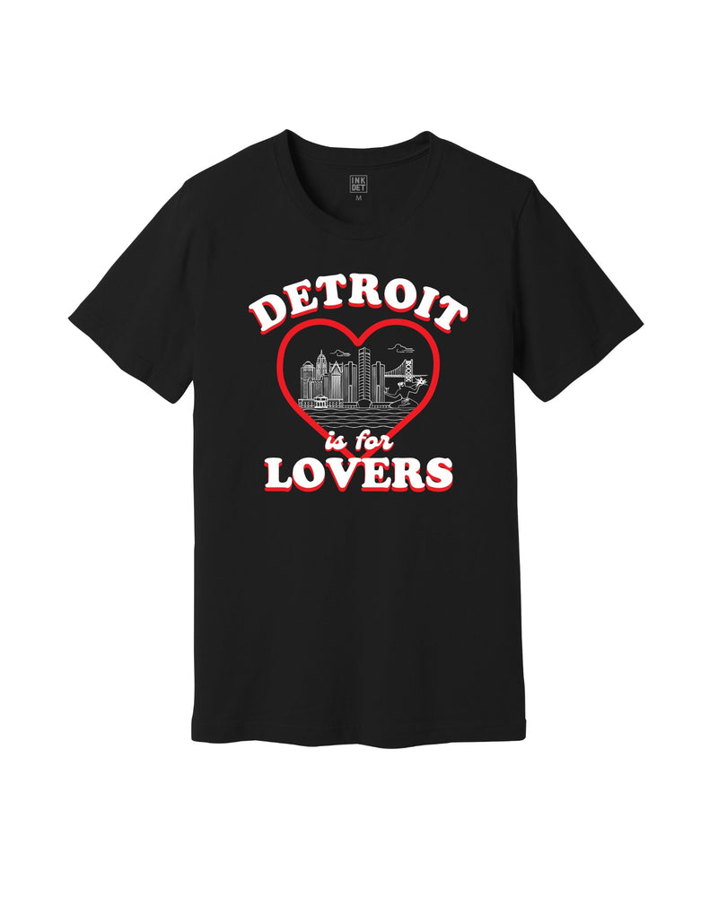 Detroit is for lover Black T-Shirt