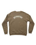 Ink Detroit Detroitish Crewneck Sweatshirt - Tan - Ink Detroit
