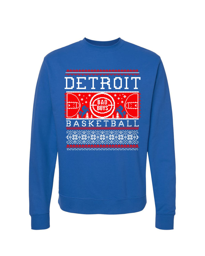 Detroit Basketball Ugly Christmas Sweater