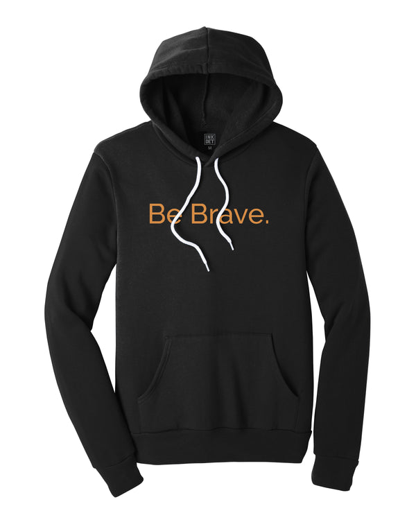 Mara - Be Brave Hoodie - Black