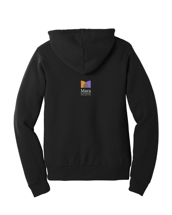 Mara - Be Curious Adult Hoodie - Black