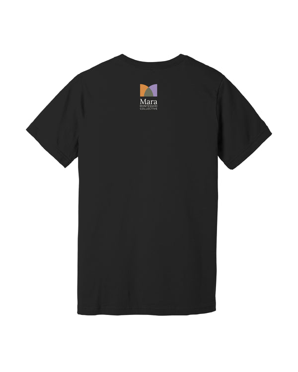Mara Slogan Adult T-Shirt Black