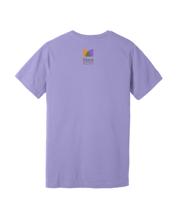 Mara Be Kind Adult T-Shirt Lavender