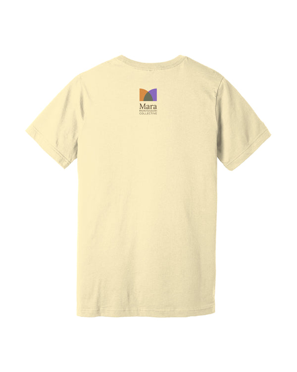 Mara Be Brave Adult T-Shirt Natural
