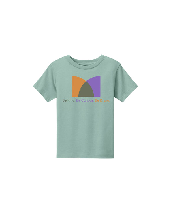 Mara - Logo Toddler T-Shirt - Dusty Blue
