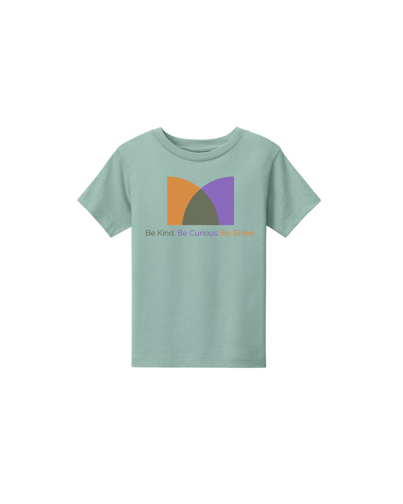 Mara - Logo Toddler T-Shirt - Dusty Blue