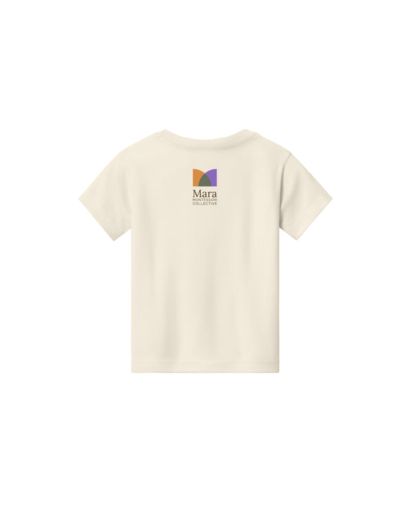 Mara - Be Brave Toddler T-Shirt - Natural