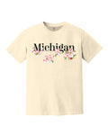 Michigan Apple Blossom T-Shirt - Ink Detroit
