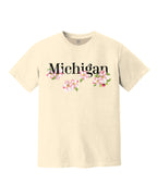 Michigan Apple Blossom T-Shirt - Ink Detroit