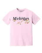 Michigan Apple Blossom T-Shirt - Ink Detroit
