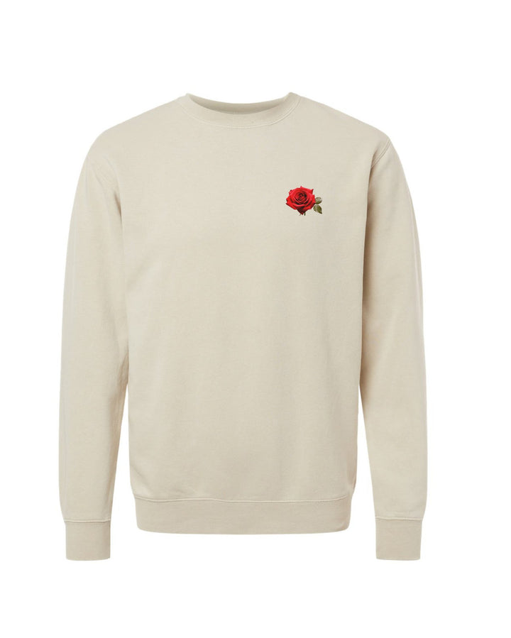 Mojo in the Morning - War of the Roses Crewneck Sweatshirt - Natural