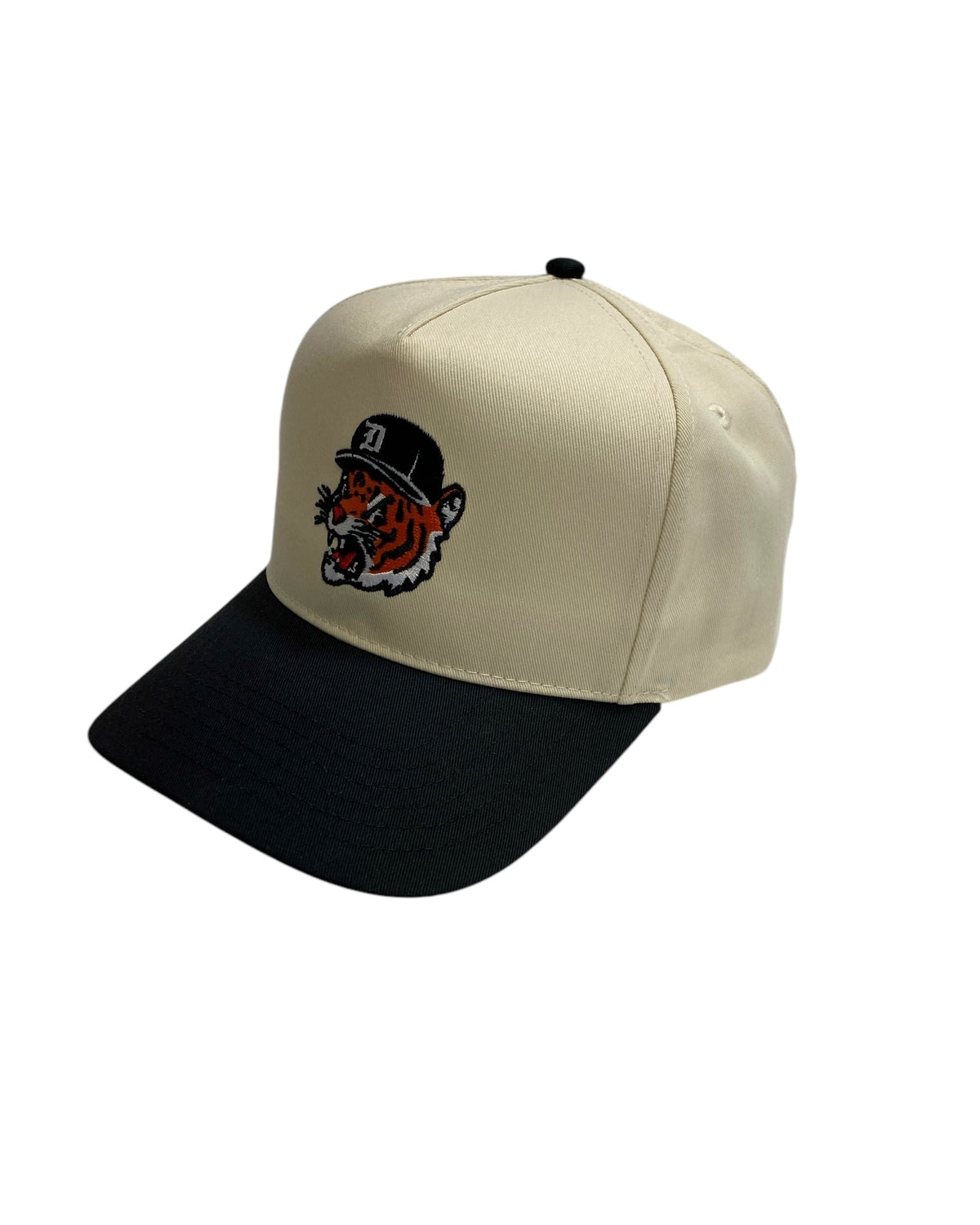 Motor City Kitty 5 Panel Two-Tone Baseball Cap - Ink Detroit