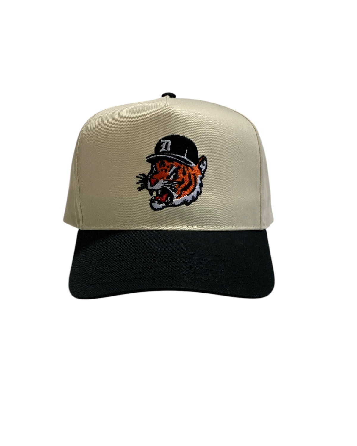 Motor City Kitty 5 Panel Two-Tone Baseball Cap - Ink Detroit