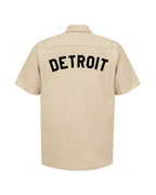 Motor City Kitty Work Shirt - Ink Detroit