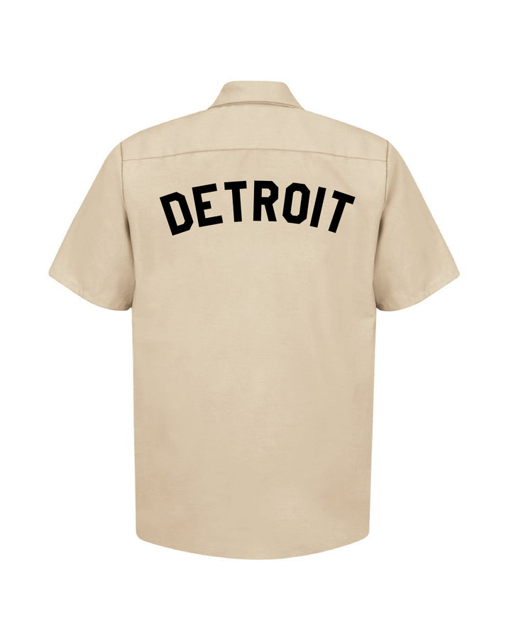 Motor City Kitty Work Shirt - Ink Detroit