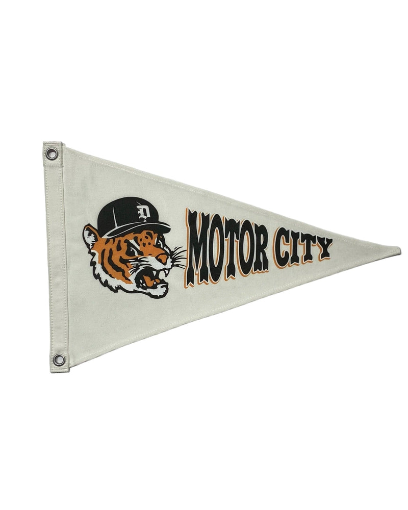 Ink Detroit- Motor City Kitty Tiger Pennant