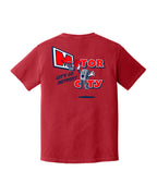 Ink Detroit - Motor City Piston T-Shirt - Pigment Washed Denim - Ink Detroit