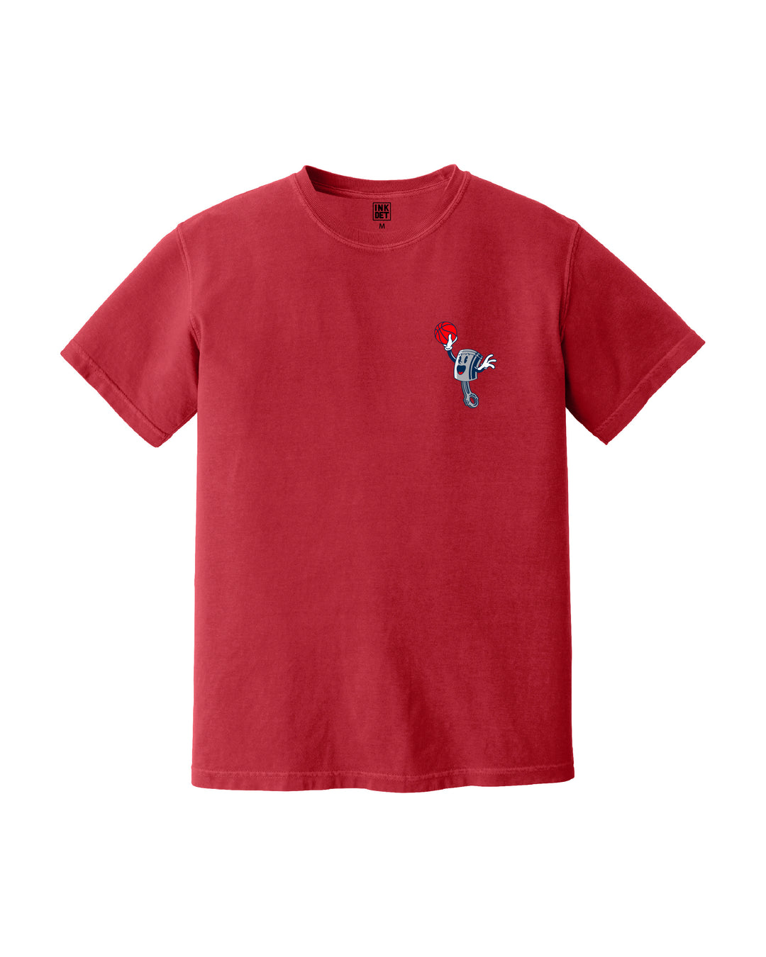 Ink Detroit - Motor City Piston T-Shirt - Pigment Washed Denim