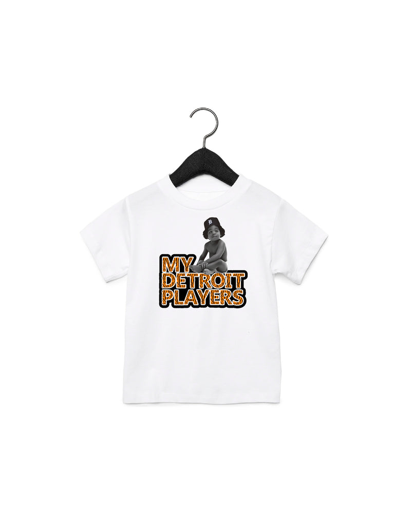Ink Detroit - My Detroit Players Toddler T-Shirt - White