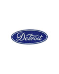 Detroit Blue Oval Embroidered Patch