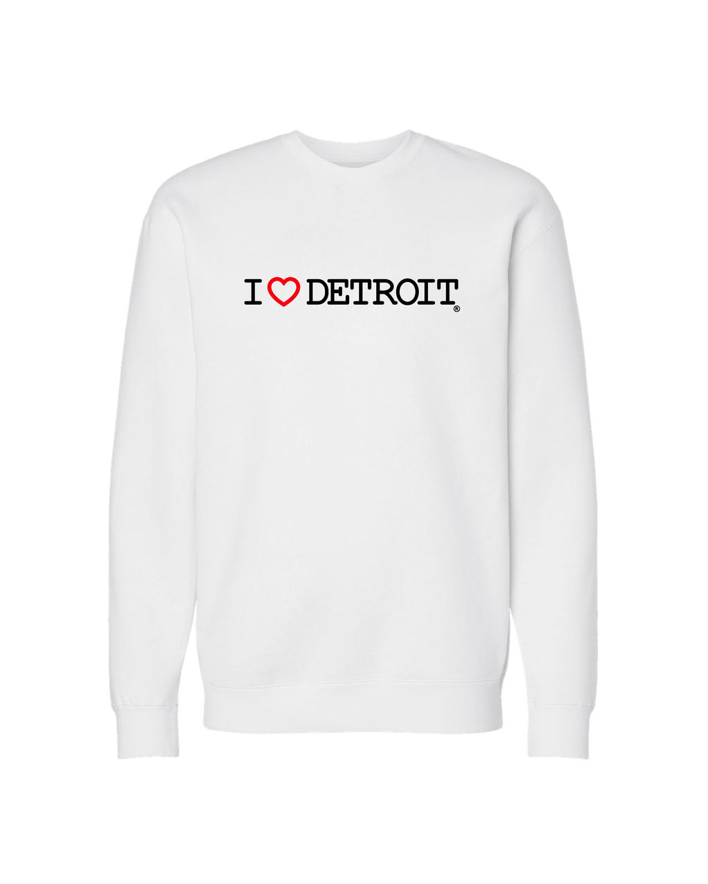 (NEW) I Love Detroit Crewneck Sweatshirts - Available in 3 Colors - Ink Detroit