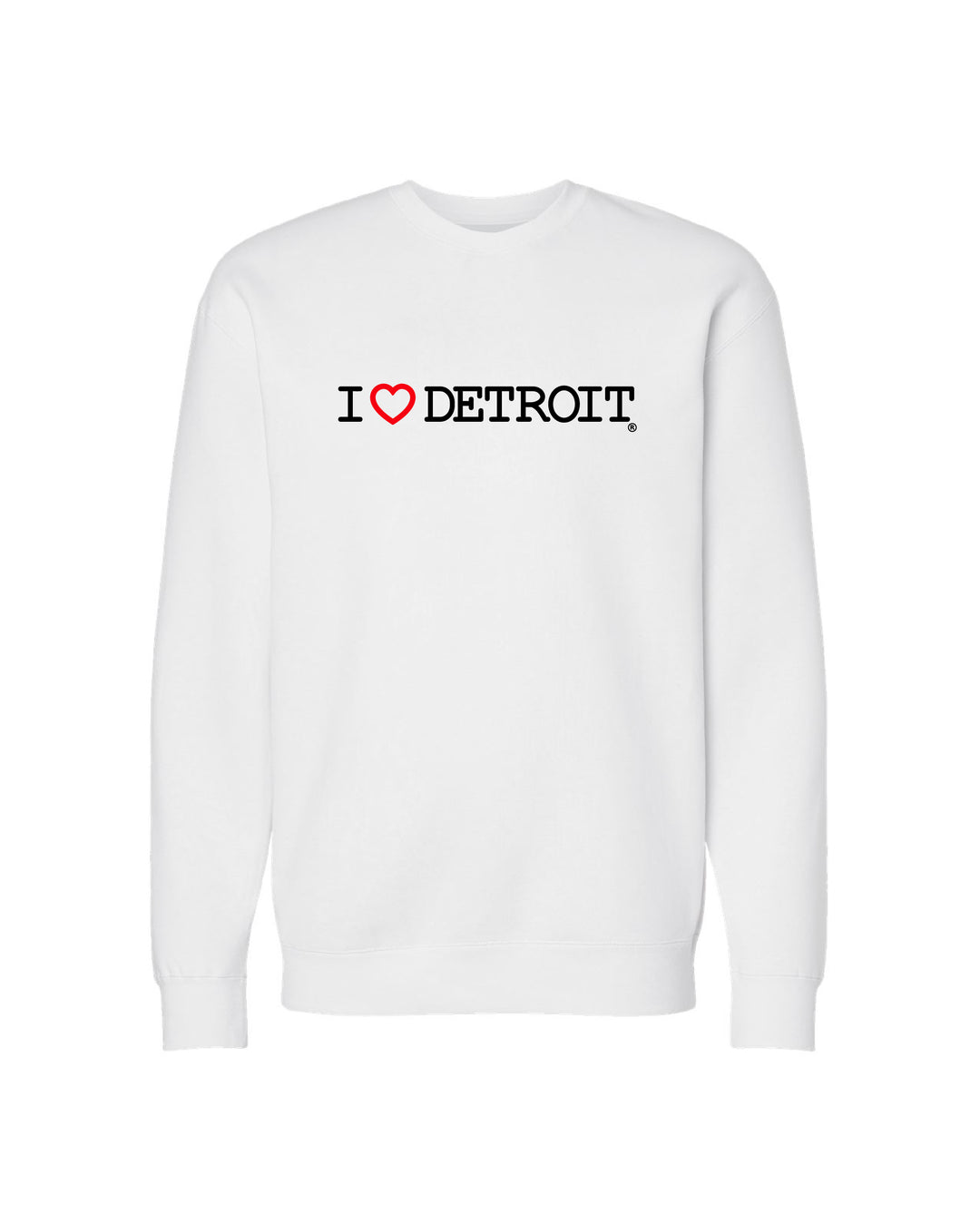 (NEW) I Love Detroit Crewneck Sweatshirts - Available in 3 Colors