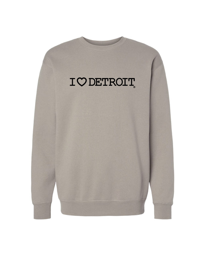 (NEW) I Love Detroit - Premium Crewneck Sweatshirts - Available in 2 Colors