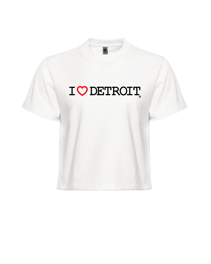 (NEW) I Love Detroit Womens Boxy Tees - Available in 3 Colors