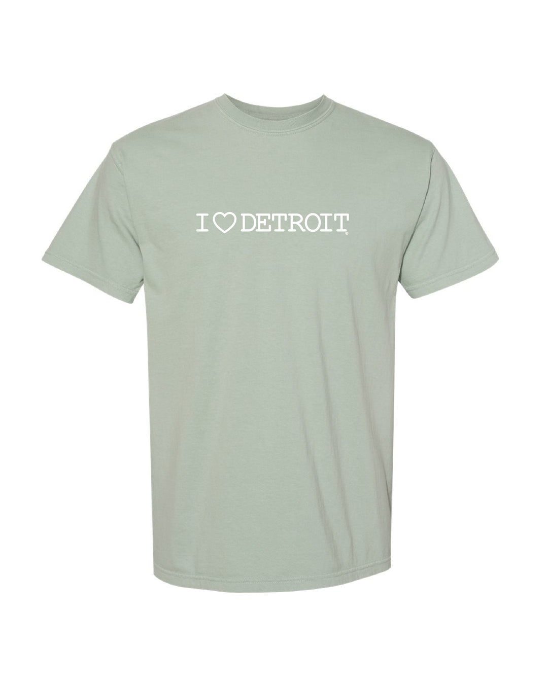 (NEW) I Love Detroit Pigment Dye T-Shirts - Available in 3 Colors