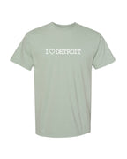 (NEW) I Love Detroit Pigment Dye T-Shirts - Available in 3 Colors - Ink Detroit